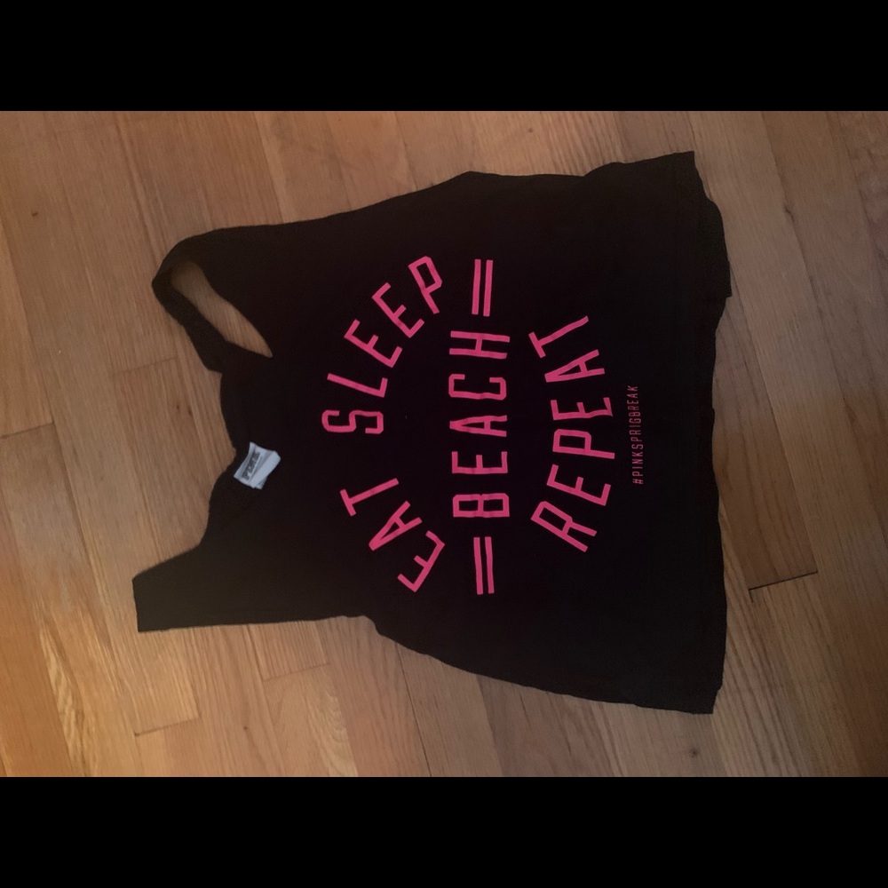 pink tank top